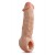 Телесная насадка-удлинитель Intrepid 9.25 Inch Realistic Penis Extender Sleeve - 23,5 см. - Blush Novelties - в Йошкар-Оле купить с доставкой
