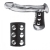 Утяжка на пенис на кнопочках 100% PVC STRAP WITH METAL SNAP - BlueLine - купить с доставкой в Йошкар-Оле