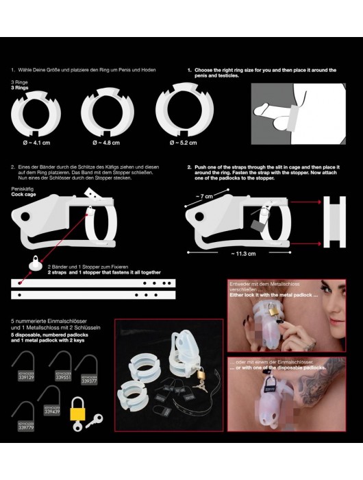 Набор для мужского пояса верности Cock Cage Set - Orion - купить с доставкой в Йошкар-Оле