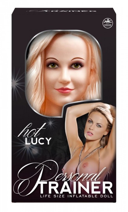 Надувная кукла с вибрацией и 2 любовными отверстиями Hot Lucy Lifesize Love Doll - NMC - в Йошкар-Оле купить с доставкой