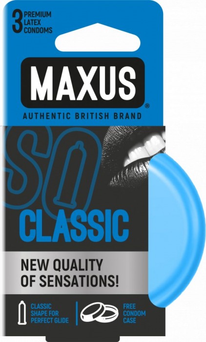 Классические презервативы в железном кейсе MAXUS Classic - 3 шт. - Maxus - купить с доставкой в Йошкар-Оле