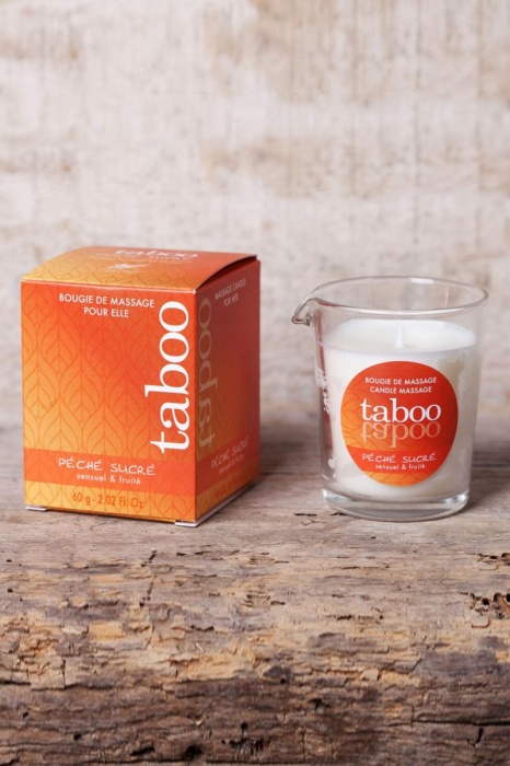 Массажное аромамасло с афродизиаками для женщин RUF Taboo Peche sucre - 60 гр. - RUF - купить с доставкой в Йошкар-Оле