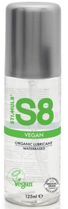 Веганский лубрикант на водной основе S8 Vegan Lube - 125 мл. - Stimul8 - купить с доставкой в Йошкар-Оле