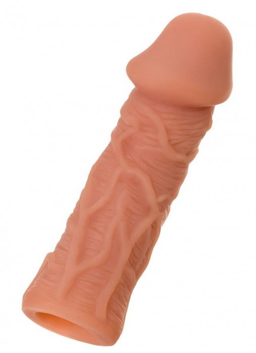 Телесная реалистичная насадка KOKOS Extreme Sleeve 05 с дополнительной стимуляцией - 12,7 см. - KOKOS - в Йошкар-Оле купить с доставкой
