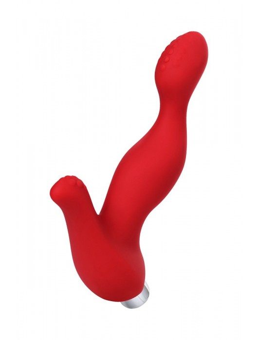 Красный силиконовый вибростимулятор простаты Proman - 12,5 см. - ToyFa - в Йошкар-Оле купить с доставкой