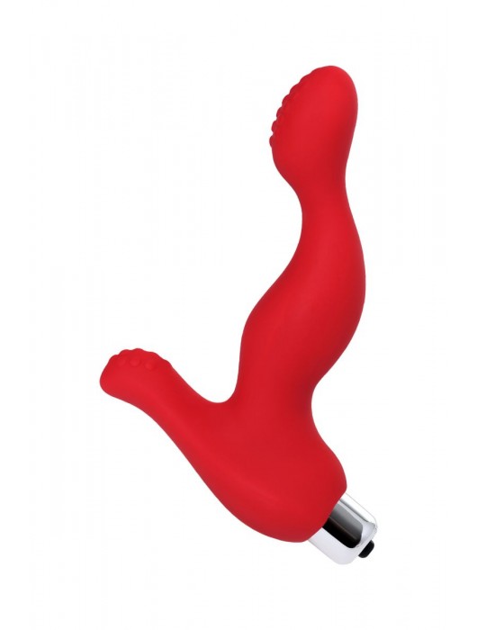Красный силиконовый вибростимулятор простаты Proman - 12,5 см. - ToyFa - в Йошкар-Оле купить с доставкой