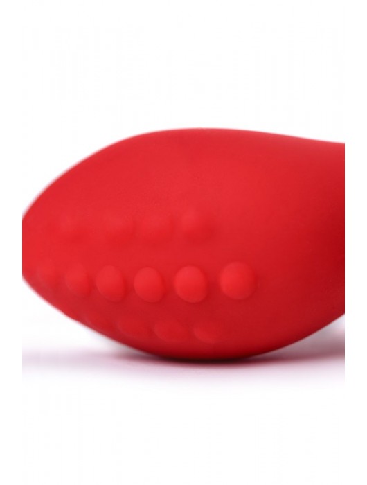 Красный силиконовый вибростимулятор простаты Proman - 12,5 см. - ToyFa - в Йошкар-Оле купить с доставкой