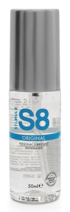 Универсальный лубрикант на водной осноdе S8 Original Lube - 50 мл. - Stimul8 - купить с доставкой в Йошкар-Оле