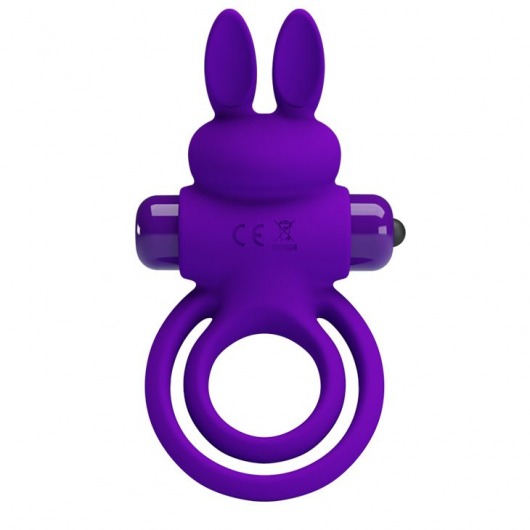 Фиолетовое эрекционное кольцо с вибростимуляцией клитора Vibrant Penis Ring III - Baile - в Йошкар-Оле купить с доставкой