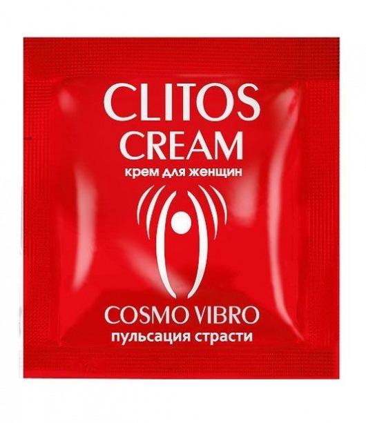 Пробник возбуждающего крема для женщин Clitos Cream - 1,5 гр. - Биоритм - купить с доставкой в Йошкар-Оле