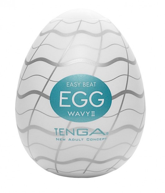 Мастурбатор-яйцо EGG Wavy II - Tenga - в Йошкар-Оле купить с доставкой