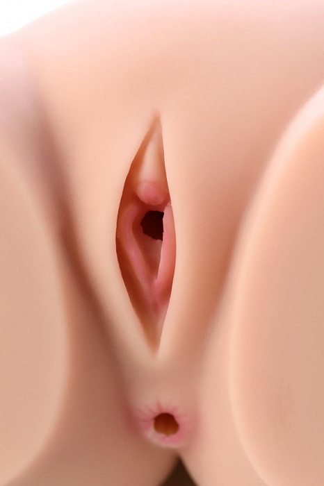 Мастурбатор-полуторс Cherry с вибрацией и двумя любовными тоннелями - KOKOS - в Йошкар-Оле купить с доставкой