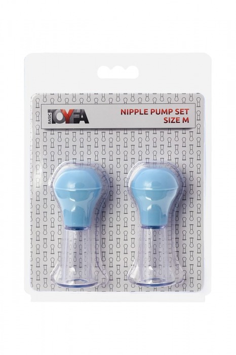 Набор для стимуляции сосков Nipple Pump Set - Size M - Toyfa Basic