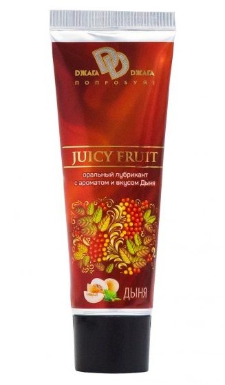 Интимный съедобный лубрикант JUICY FRUIT с ароматом дыни - 30 мл. - БиоМед - купить с доставкой в Йошкар-Оле