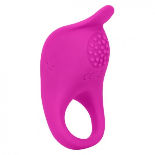 Ярко-розовое эрекционное виброкольцо Silicone Rechargeable Teasing Enhancer - California Exotic Novelties - в Йошкар-Оле купить с доставкой