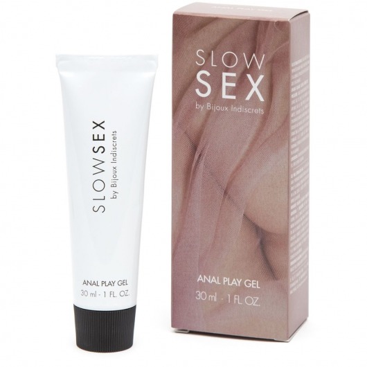 Лубрикант на водной основе Slow Sex Anal Play Gel - 30 мл. - Bijoux Indiscrets - купить с доставкой в Йошкар-Оле