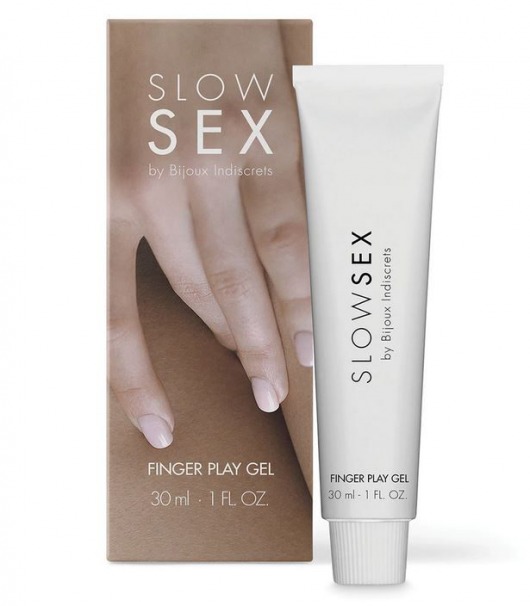 Гель для мастурбации с ароматом кокоса Slow Sex Finger Play Gel - 30 мл. - Bijoux Indiscrets - купить с доставкой в Йошкар-Оле