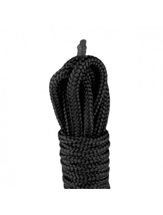 Черная веревка для бондажа Easytoys Bondage Rope - 5 м. - Easy toys - купить с доставкой в Йошкар-Оле