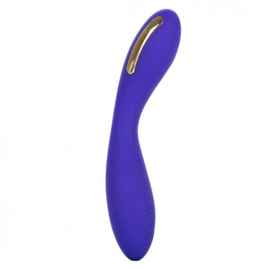 Фиолетовый вибратор с электростимуляцией Intimate E-Stimulator Wand - 21,5 см. - California Exotic Novelties - купить с доставкой в Йошкар-Оле