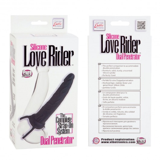 Насадка на пенис Silicone Love Rider Dual Penetrator для двойного проникновения - 14 см. - California Exotic Novelties - в Йошкар-Оле купить с доставкой