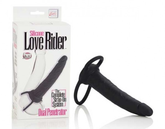 Насадка на пенис Silicone Love Rider Dual Penetrator для двойного проникновения - 14 см. - California Exotic Novelties - в Йошкар-Оле купить с доставкой