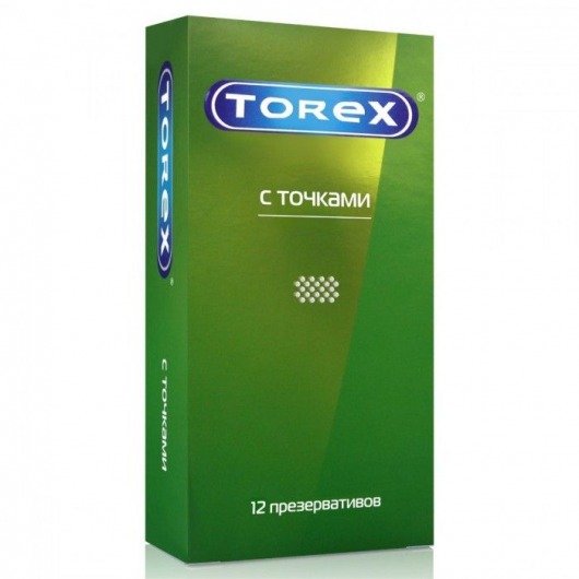 Текстурированные презервативы Torex  С точками  - 12 шт. - Torex - купить с доставкой в Йошкар-Оле