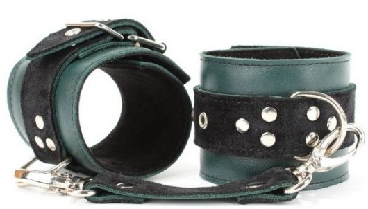 Изумрудные оковы на ноги Ladys Arsenal на карабинах - БДСМ Арсенал - купить с доставкой в Йошкар-Оле