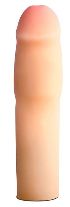 Телесная насадка-удлинитель на пенис PERFORMANCE 1.5INCH COCK XTENDER - 16 см. - Blush Novelties - в Йошкар-Оле купить с доставкой