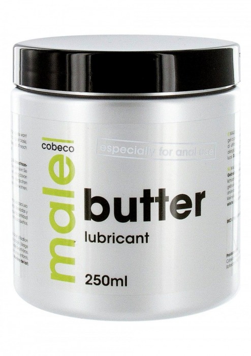 Анальный лубрикант MALE Cobeco Butter Lubricant - 250 мл. - Cobeco - купить с доставкой в Йошкар-Оле