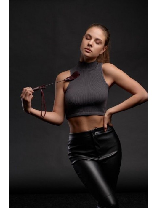 Бордовый стек Ladys Arsenal - 24 см. - БДСМ Арсенал - купить с доставкой в Йошкар-Оле