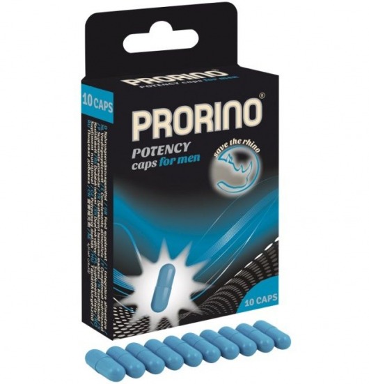 БАД для мужчин ero black line PRORINO Potency Caps for men - 10 капсул - Ero - купить с доставкой в Йошкар-Оле