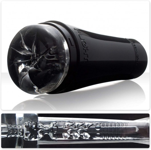 Черный мастурбатор-анус Fleshlight - Flight Pilot - Fleshlight - в Йошкар-Оле купить с доставкой