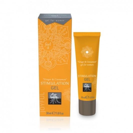 Возбуждающий интимный гель STIMULATION GEL Ginger   Cinnamon - 30 мл. - Shiatsu - купить с доставкой в Йошкар-Оле