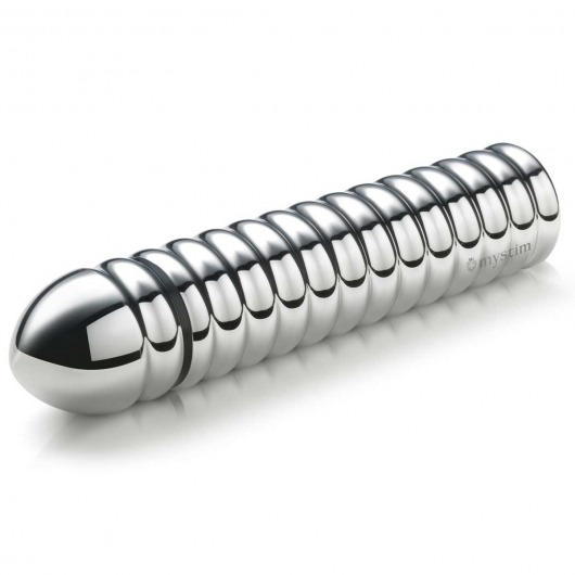 Рельефный фаллос для интенсивного электросекса Groovey George - 20 см. - MyStim - купить с доставкой в Йошкар-Оле