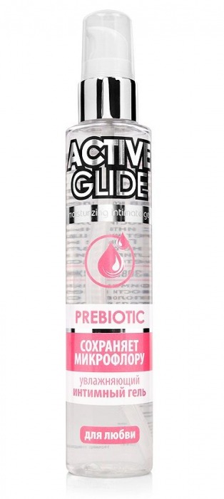 Увлажняющий интимный гель Active Glide Prebiotic - 100 гр. - Биоритм - купить с доставкой в Йошкар-Оле