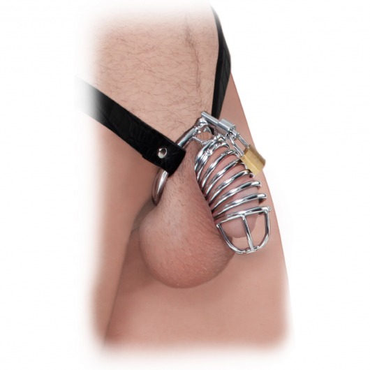 Кольцо верности Extreme Chastity Belt с фиксацией головки - Pipedream - купить с доставкой в Йошкар-Оле