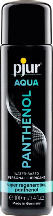Лубрикант на водной основе с пантенолом pjur AQUA Panthenol - 100 мл. - Pjur - купить с доставкой в Йошкар-Оле