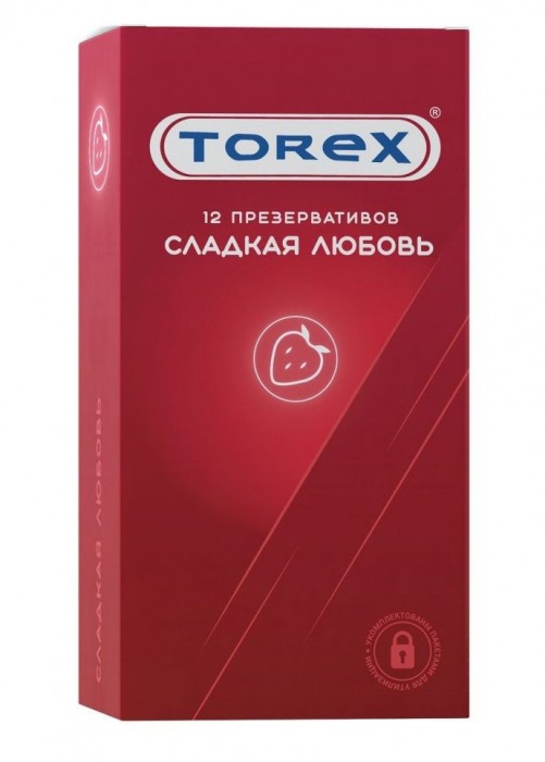 Презервативы Torex  Сладкая любовь  с ароматом клубники - 12 шт. - Torex - купить с доставкой в Йошкар-Оле