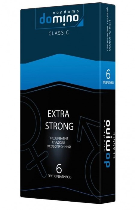 Суперпрочные презервативы DOMINO Extra Strong - 6 шт. - Domino - купить с доставкой в Йошкар-Оле