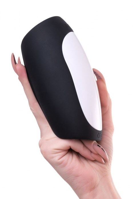 Черно-белый перезаряжаемый мастурбатор Erotist Hailstorm - Erotist Adult Toys - в Йошкар-Оле купить с доставкой