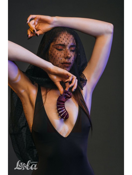 Мужской пояс верности бордового цвета Romello - Lola Games - купить с доставкой в Йошкар-Оле