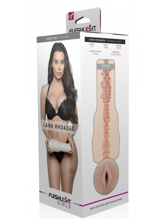 Мастурбатор-вагина Fleshlight Girls - Lana Rhoades Destiny - Fleshlight - в Йошкар-Оле купить с доставкой