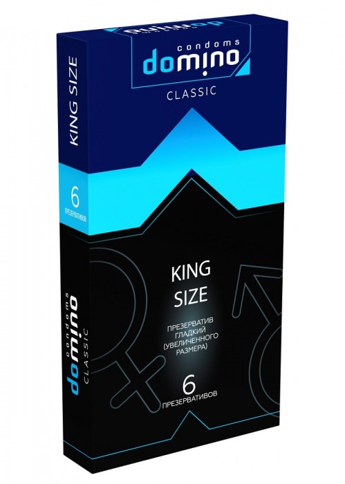 Презервативы увеличенного размера DOMINO Classic King size - 6 шт. - Domino - купить с доставкой в Йошкар-Оле