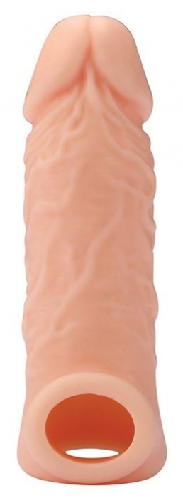 Телесная насадка EXTENDER WITH BALL STRAP 5.5 - 14 см. - Dream Toys - в Йошкар-Оле купить с доставкой