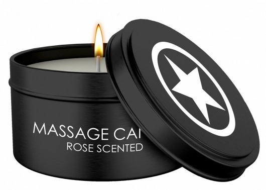 Массажная свеча с ароматом розы Massage Candle - Shots Media BV - купить с доставкой в Йошкар-Оле