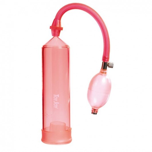Красная вакуумная помпа Power Pump Red - Toy Joy - в Йошкар-Оле купить с доставкой