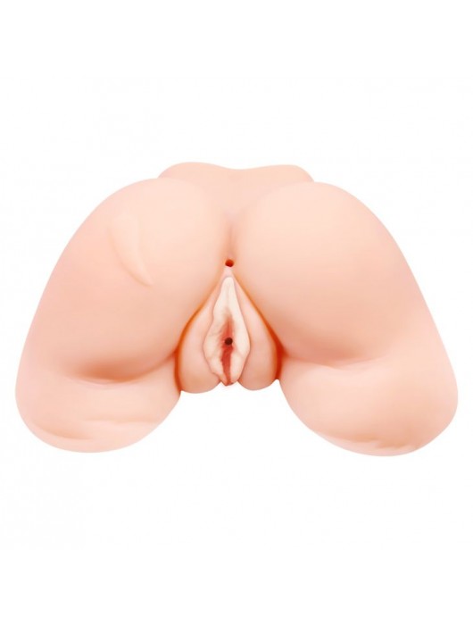 Телесная вибровагина Julie с 2 рабочими отверстиями - Baile - в Йошкар-Оле купить с доставкой