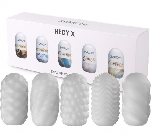 Набор из 5 мастурбаторов Hedy X5 Mixed - Svakom - в Йошкар-Оле купить с доставкой