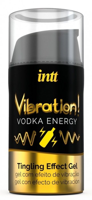 Жидкий интимный гель с эффектом вибрации Vibration! Vodka Energy - 15 мл. - INTT - купить с доставкой в Йошкар-Оле