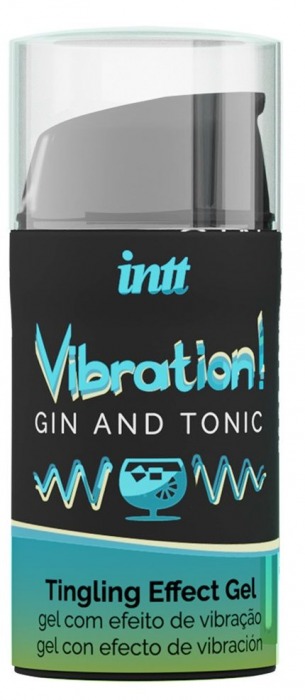 Жидкий интимный гель с эффектом вибрации Vibration! Gin   Tonic - 15 мл. - INTT - купить с доставкой в Йошкар-Оле